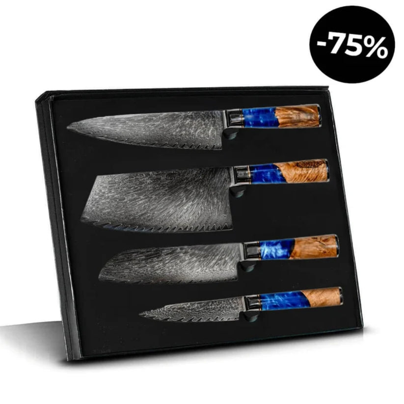 Aoki Damastmesser Set