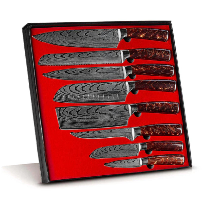 Kasshoku Messerset Premium 8-teilig