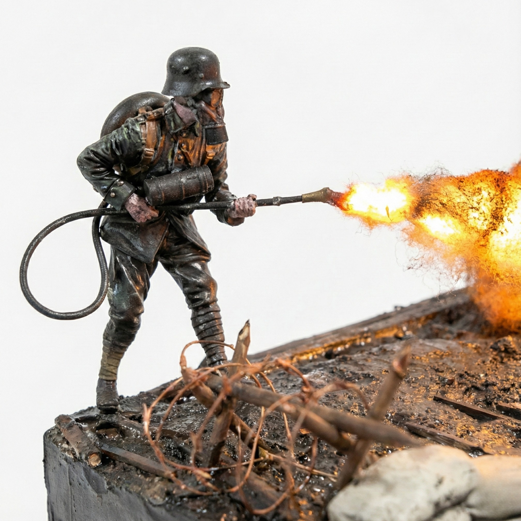 WWI Stormtrooper: Flamethrower Trench Assault