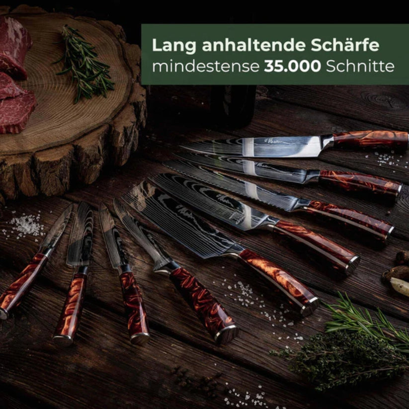 Kasshoku Messerset Premium 8-teilig