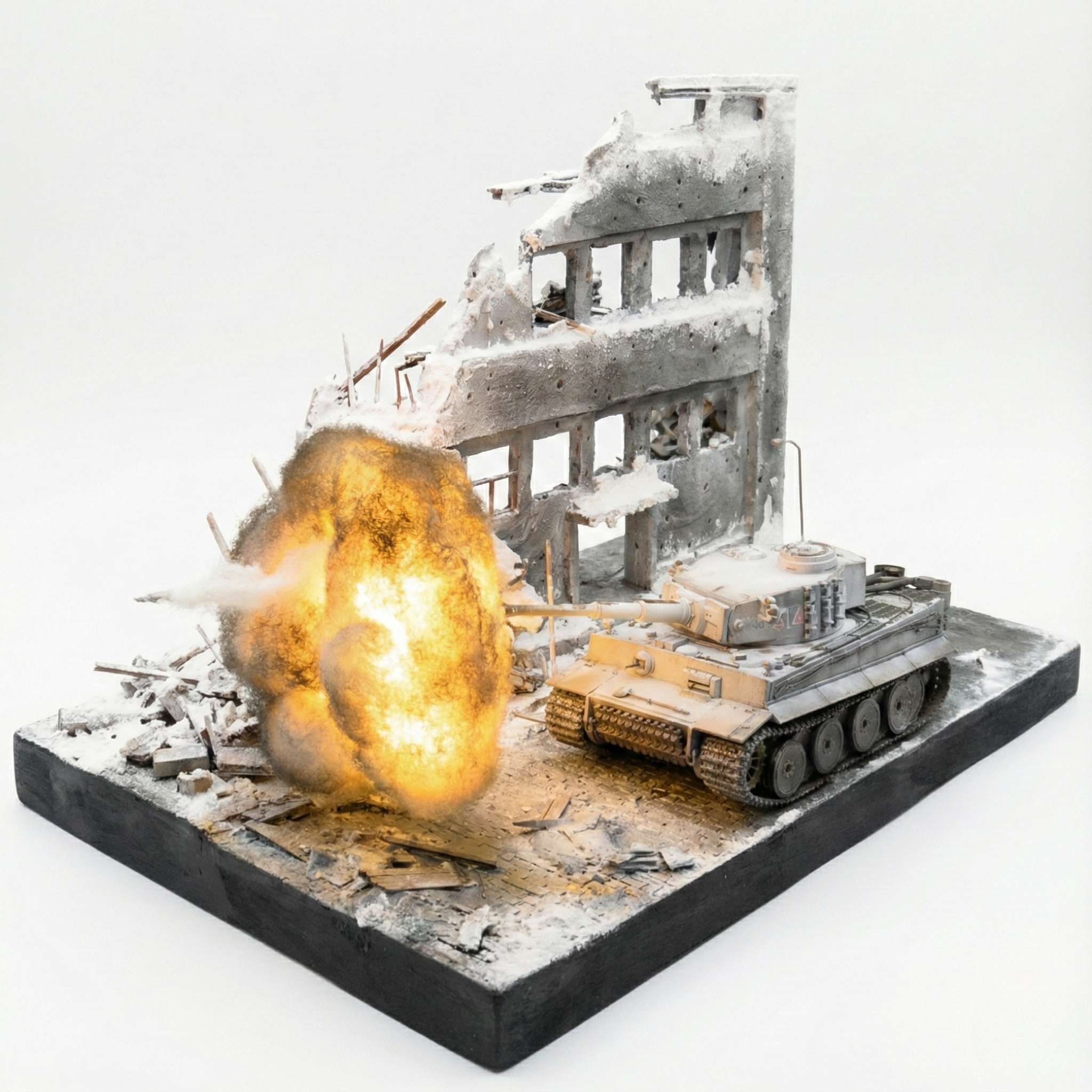 Tiger I: War-Torn City Streets (Snow Edition)
