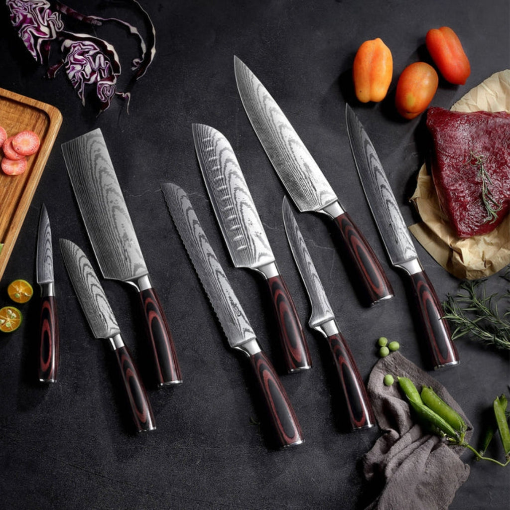 Japanisches Messerset Premium 8-teilig