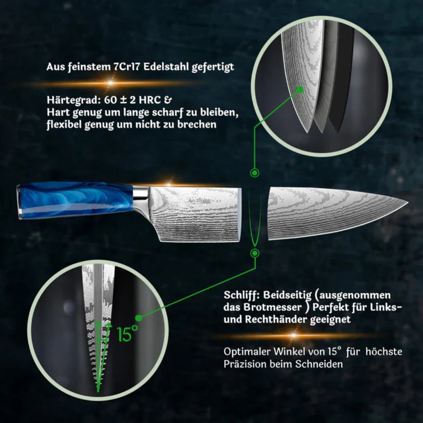 Shiburu Messerset Premium 8-teilig