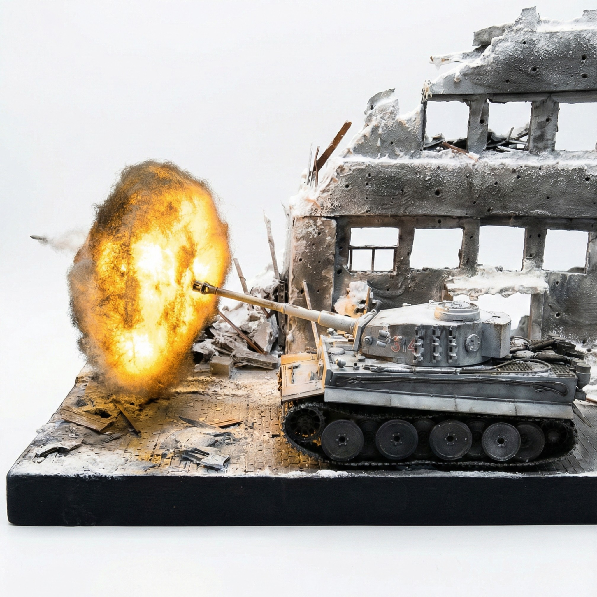 Tiger I: War-Torn City Streets (Snow Edition)