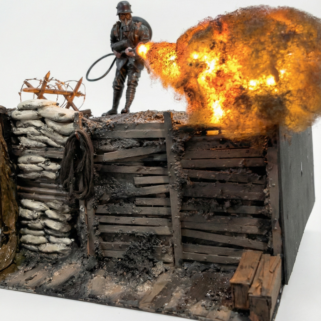WWI Stormtrooper: Flamethrower Trench Assault