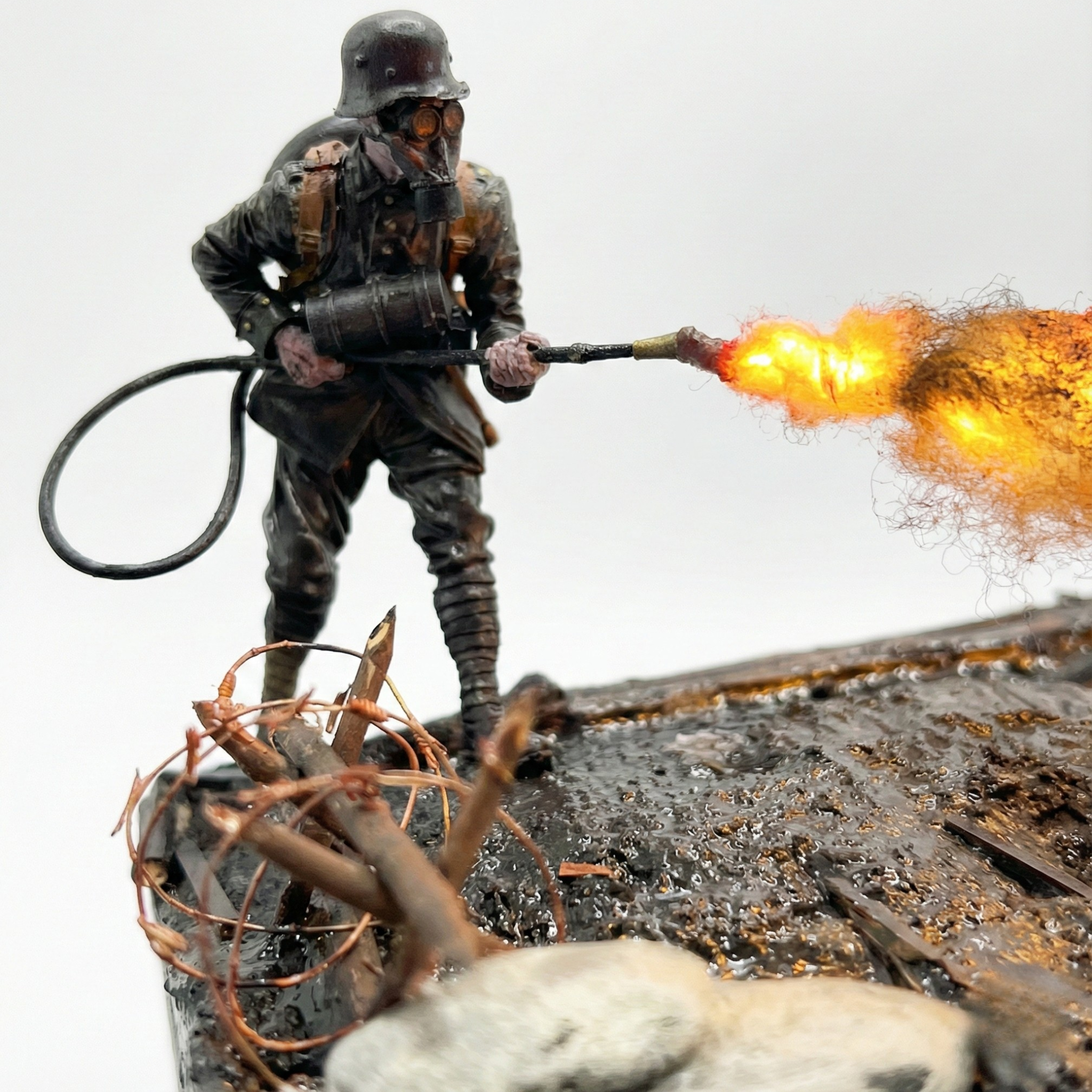 WWI Stormtrooper: Flamethrower Trench Assault