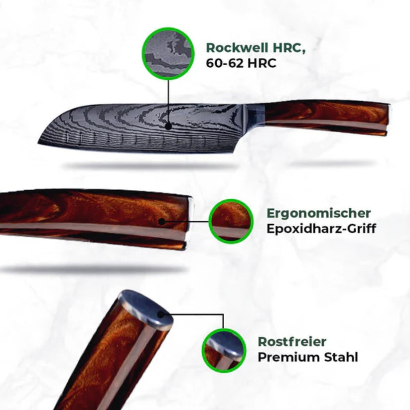 Kasshoku Messerset Premium 8-teilig