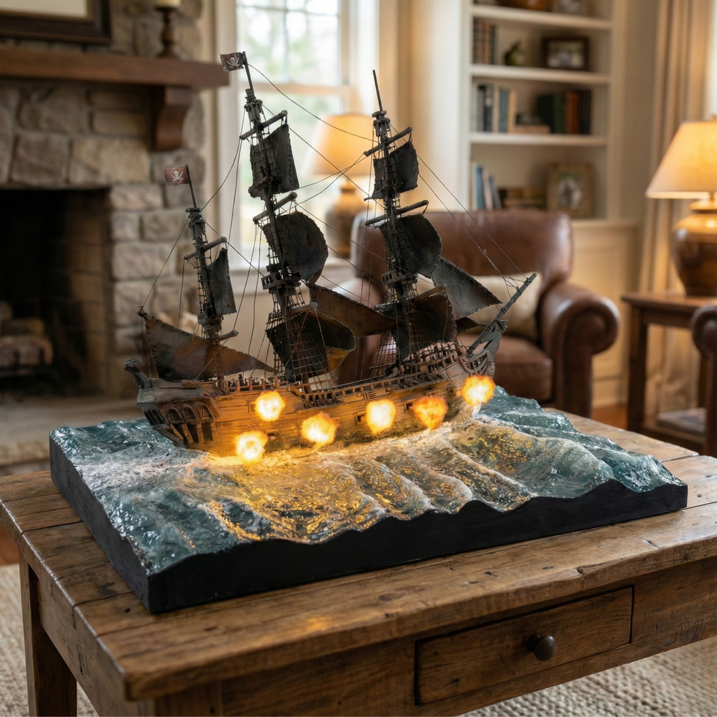 The Black Pearl: Legendary Pirate Ship (Firing Action)