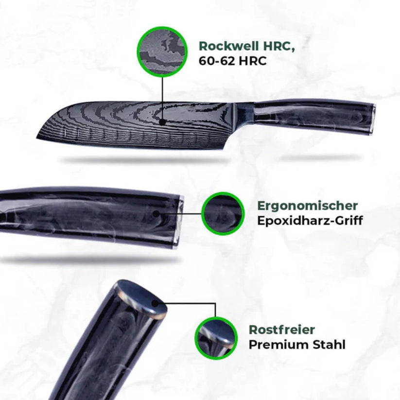 Kuro Messerset Premium 8-teilig