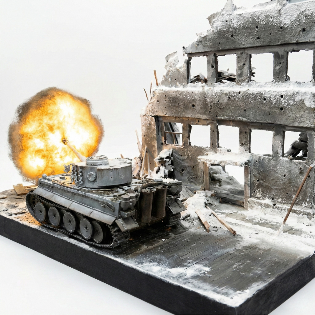 Tiger I: War-Torn City Streets (Snow Edition)