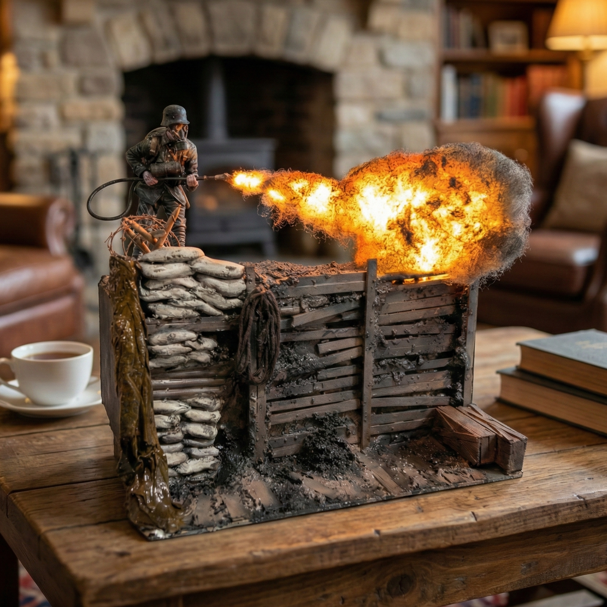 WWI Stormtrooper: Flamethrower Trench Assault