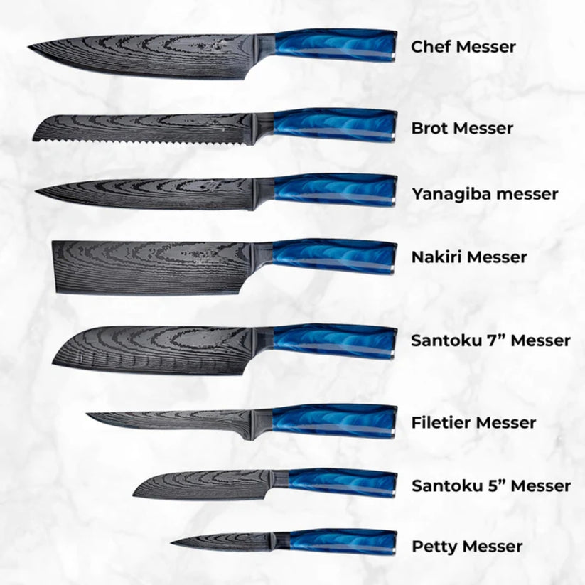 Shiburu Messerset Premium 8-teilig