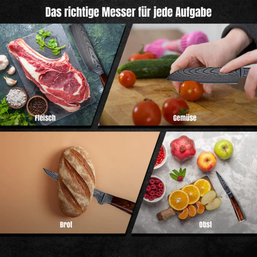 Kasshoku Messerset Premium 8-teilig