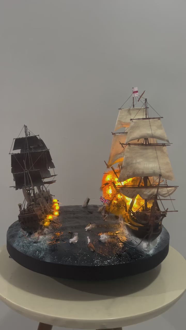 HMS Victory vs. Pirate Raider: The Caribbean Clash