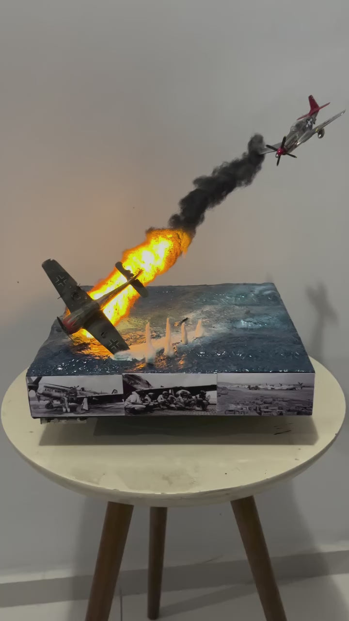 P-51 Mustang vs. Fw 190: Dogfight Over the Ocean