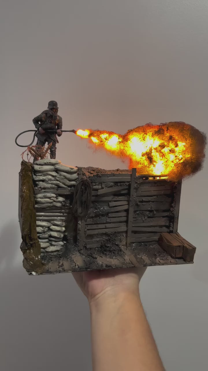 WWI Stormtrooper: Flamethrower Trench Assault